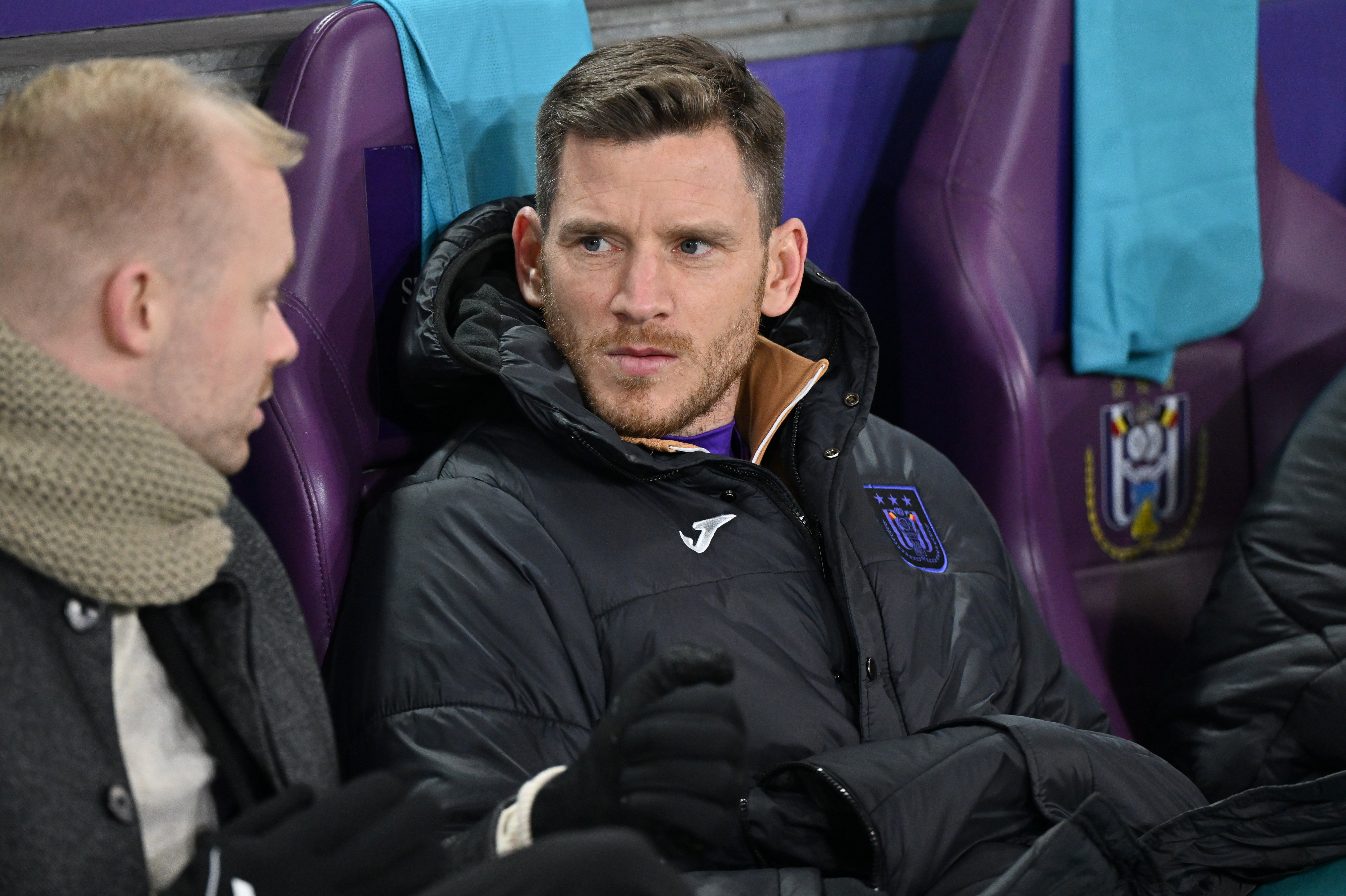 Jan Vertonghen op de reservebank
