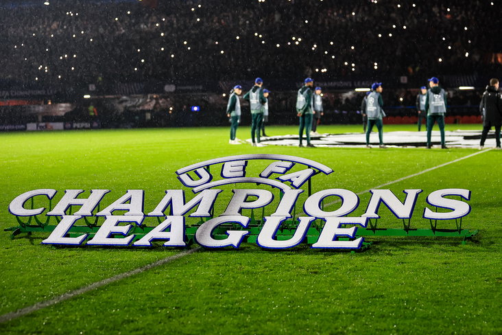 Champions League-avond in De Kuip in Rotterdam