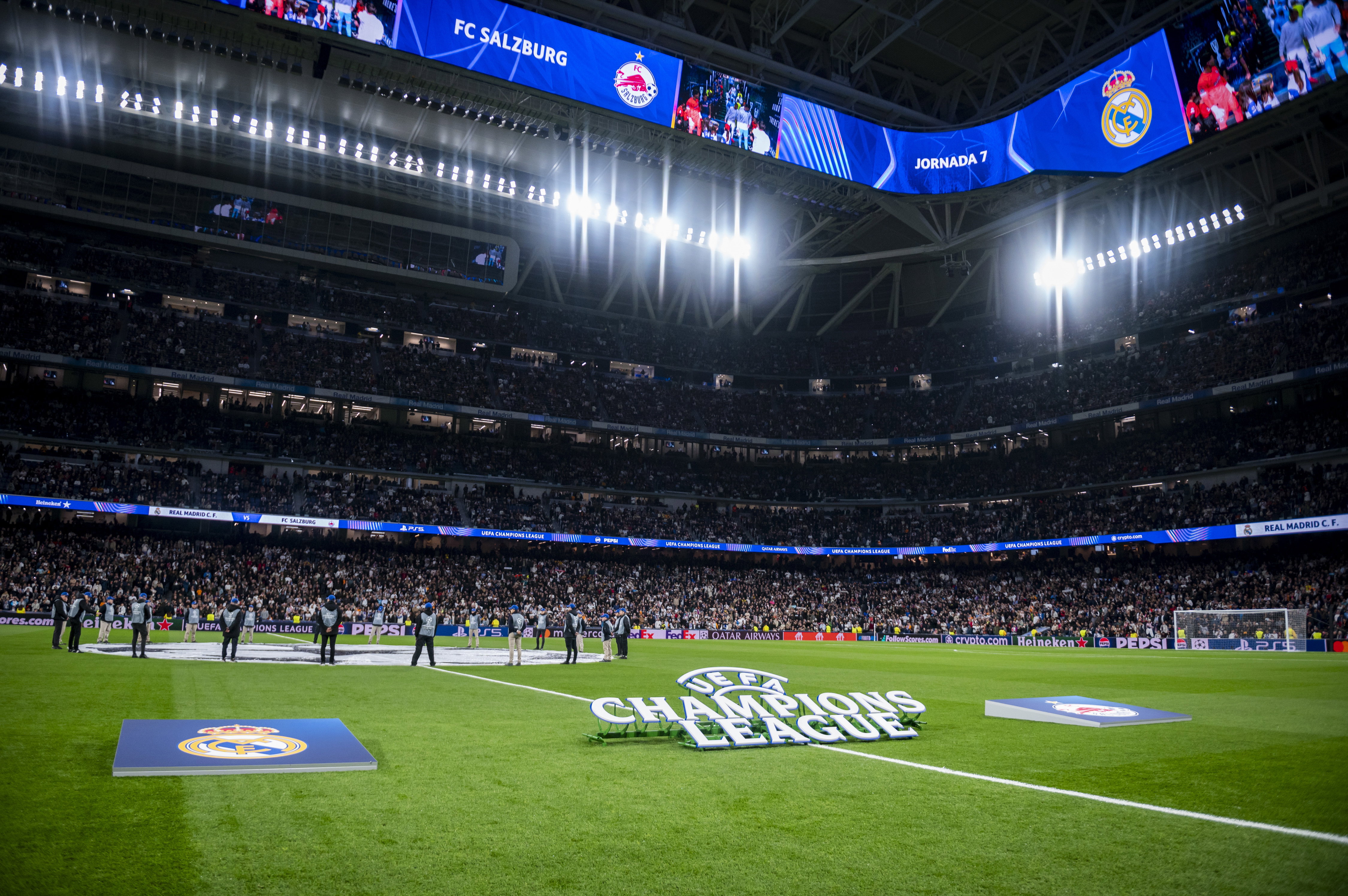 Santiago Bernabeu van Real Madrid