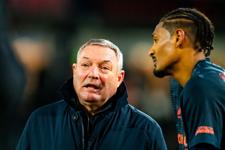 Ron Jans en Sébastien Haller