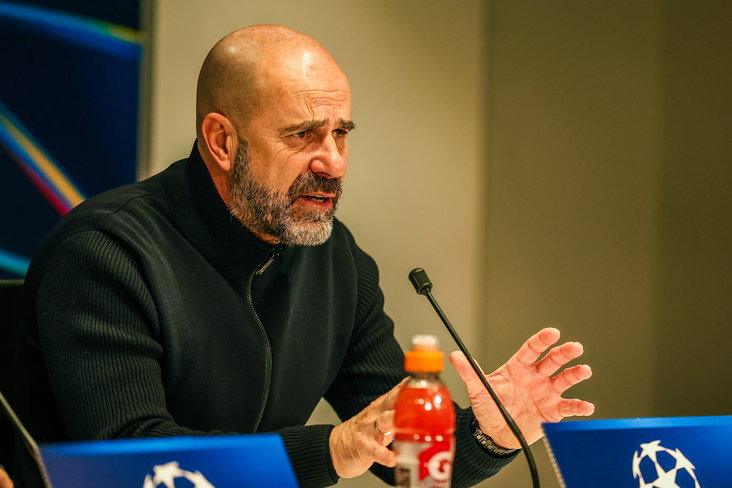 Peter Bosz na het duel tegen Liverpool FC