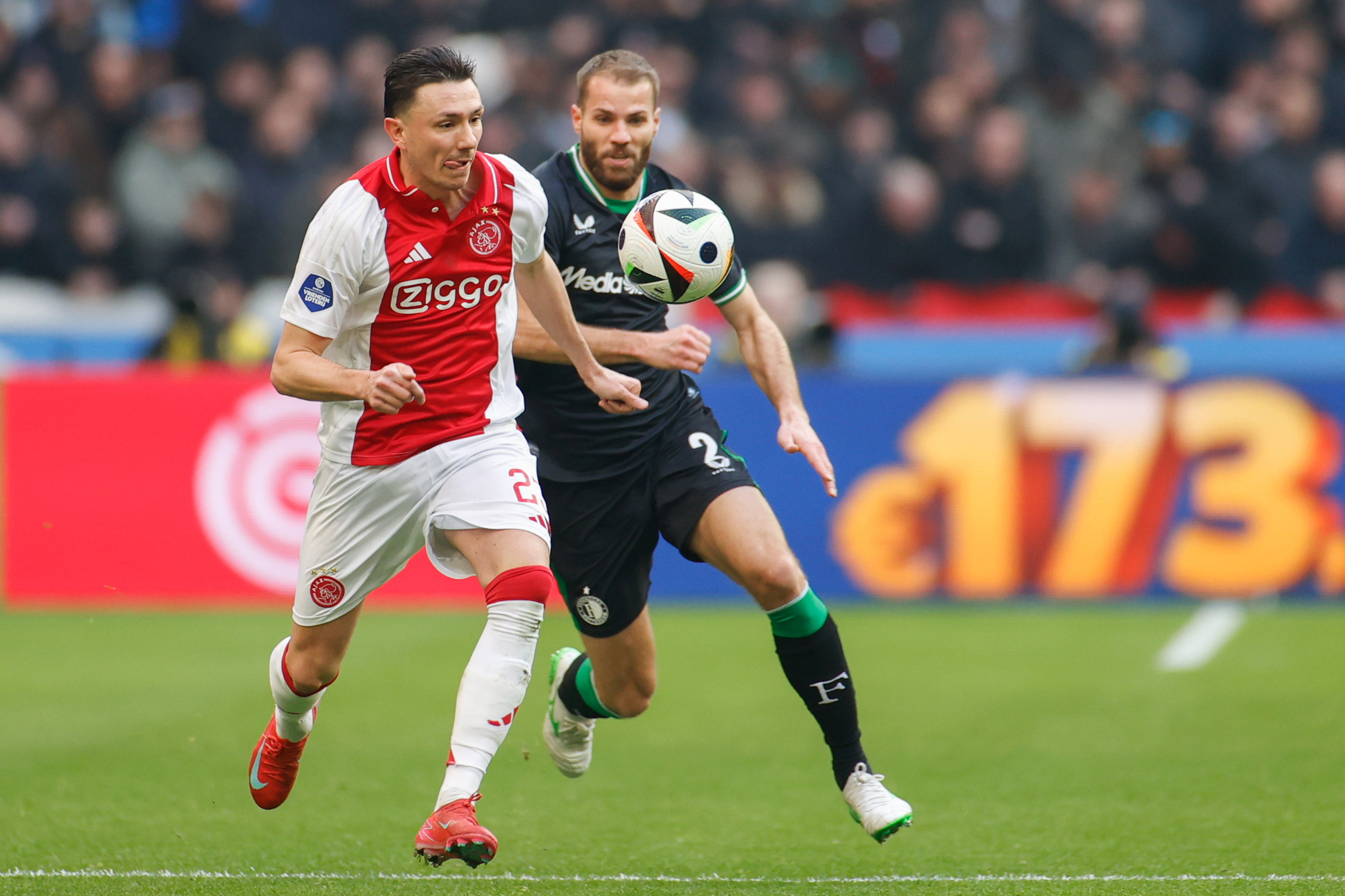 Steven Berghuis tegen Feyenoord