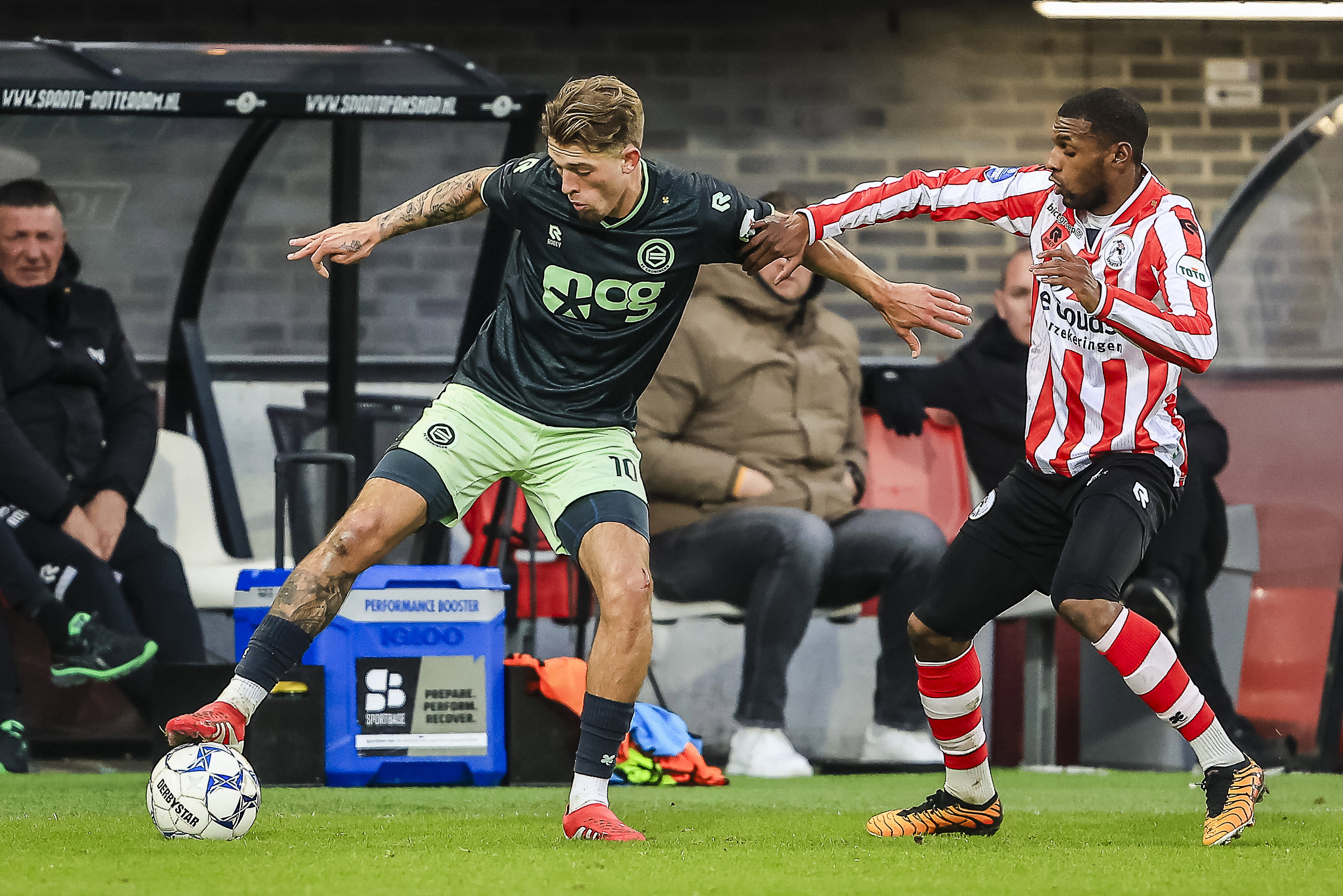 Luciano Valente en Said Bakari