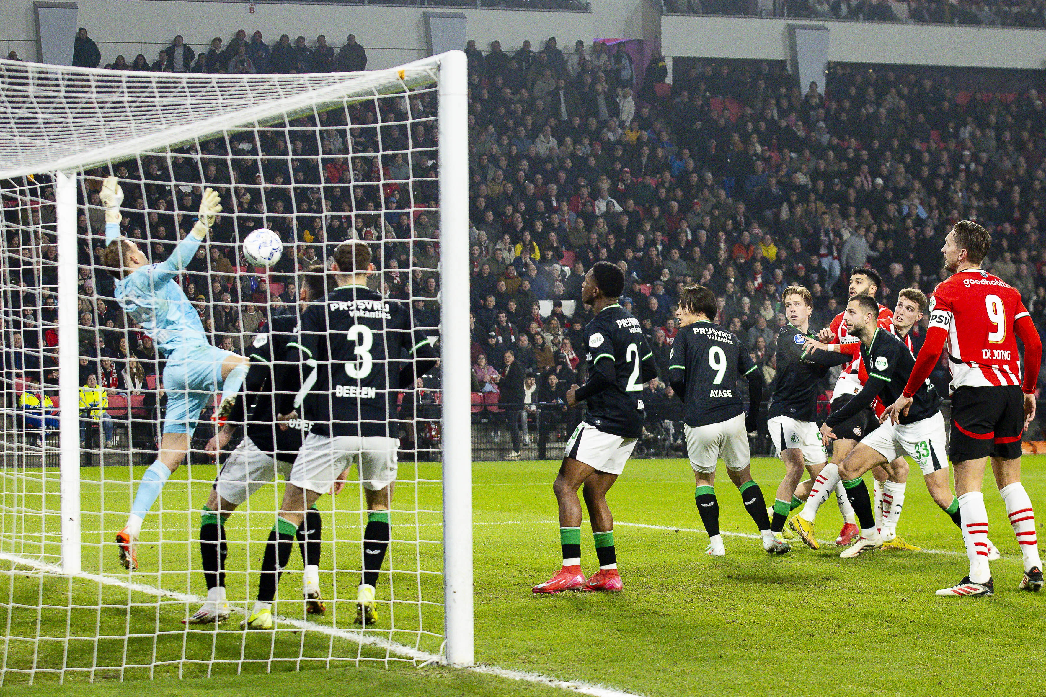 Bekerduel tussen PSV en Feyenoord
