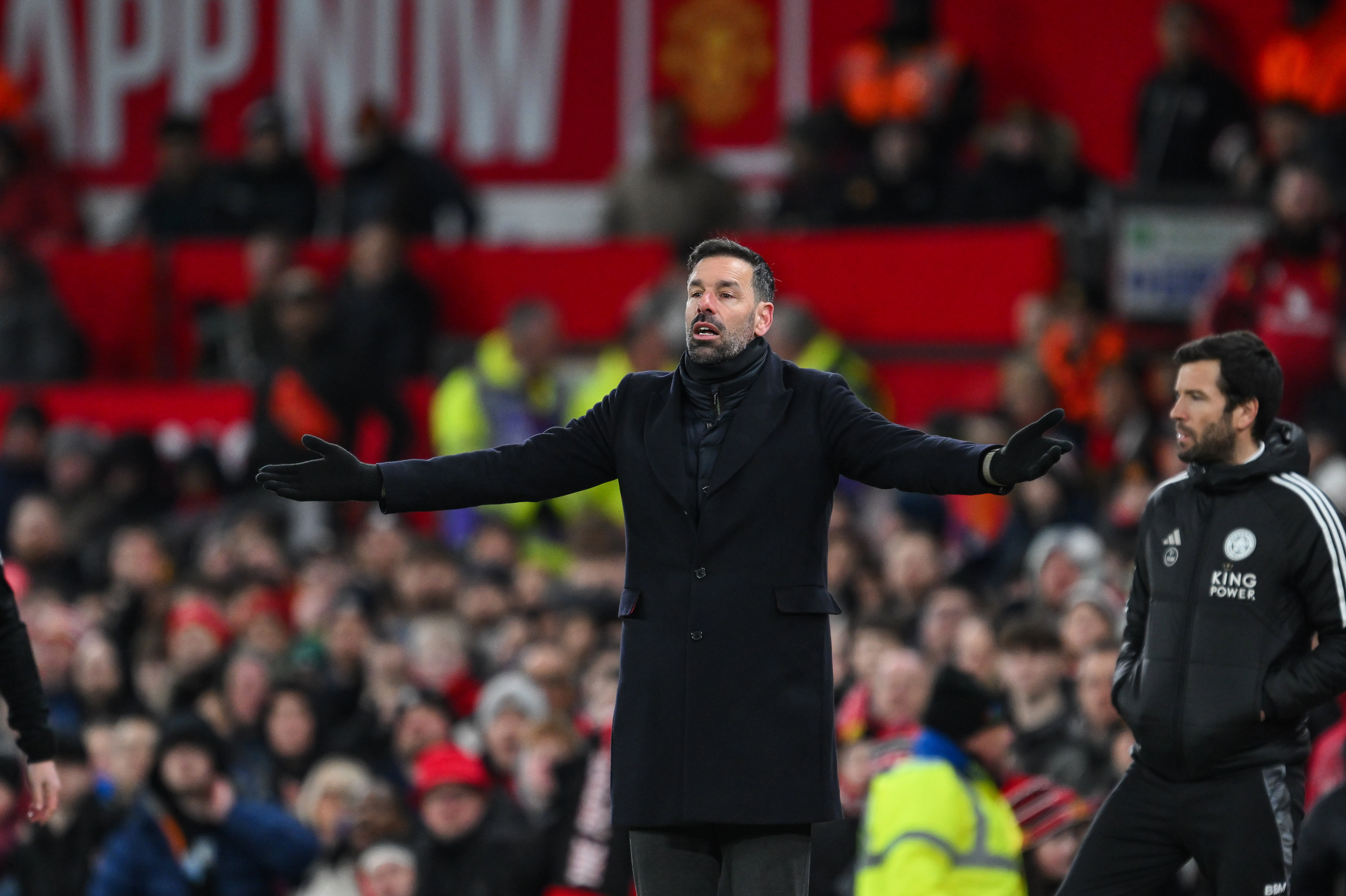 Ruud van Nistelrooij op Old Trafford
