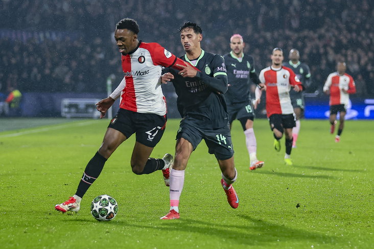 Tijjani Reijnders tegen Feyenoord
