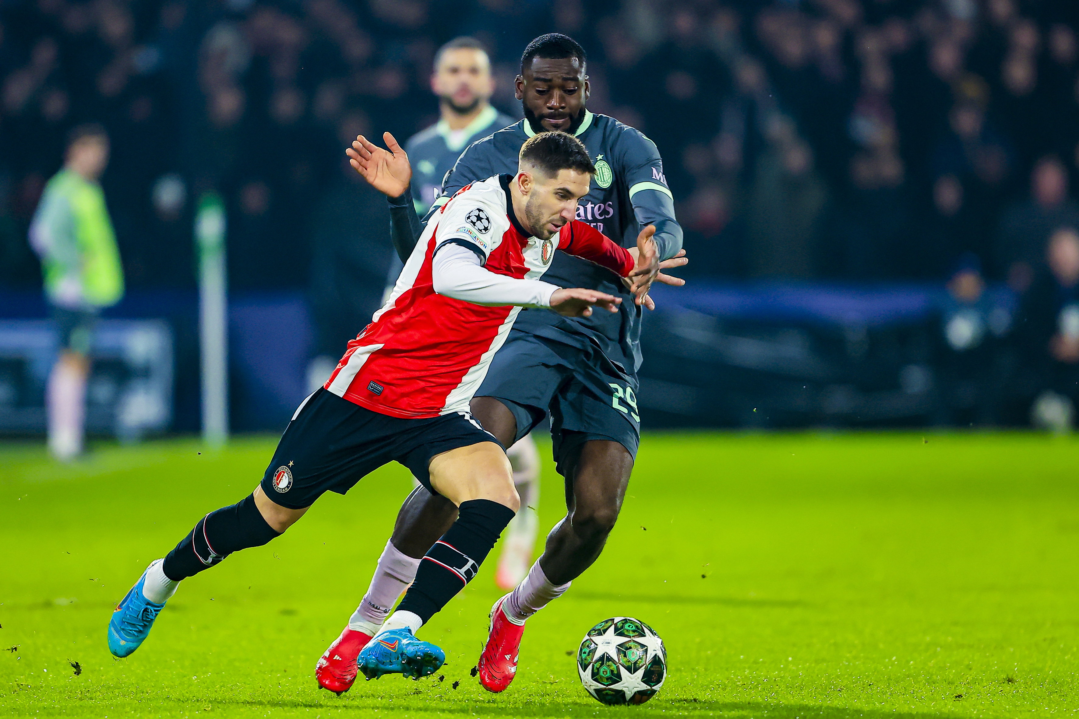 Luka Ivanusec tegen AC Milan