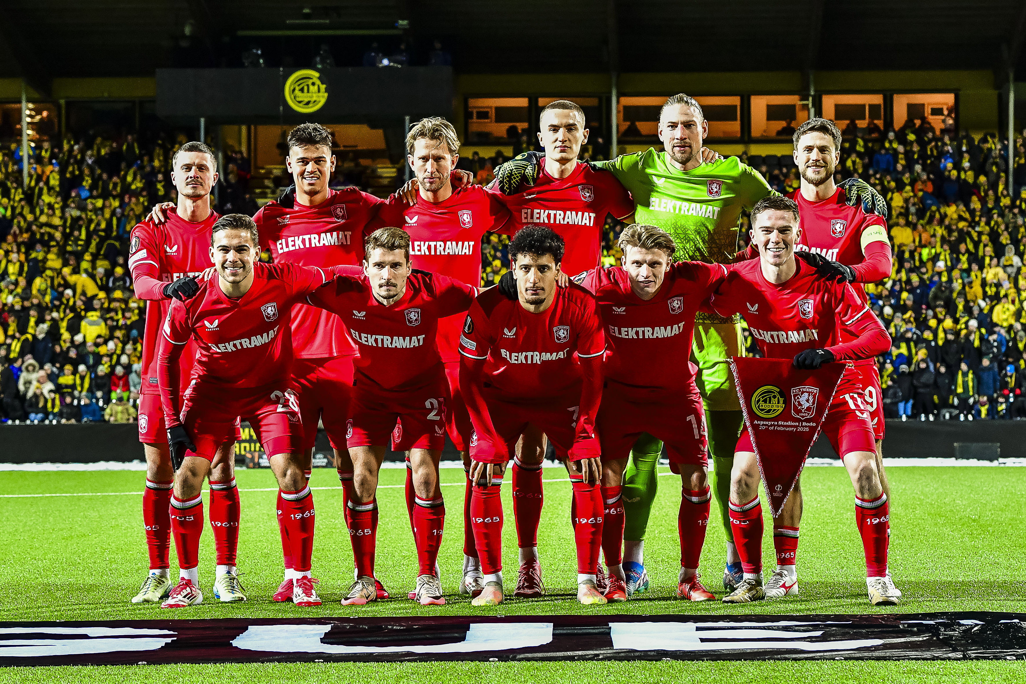 FC Twente voor het duel met Bodø/Glimt