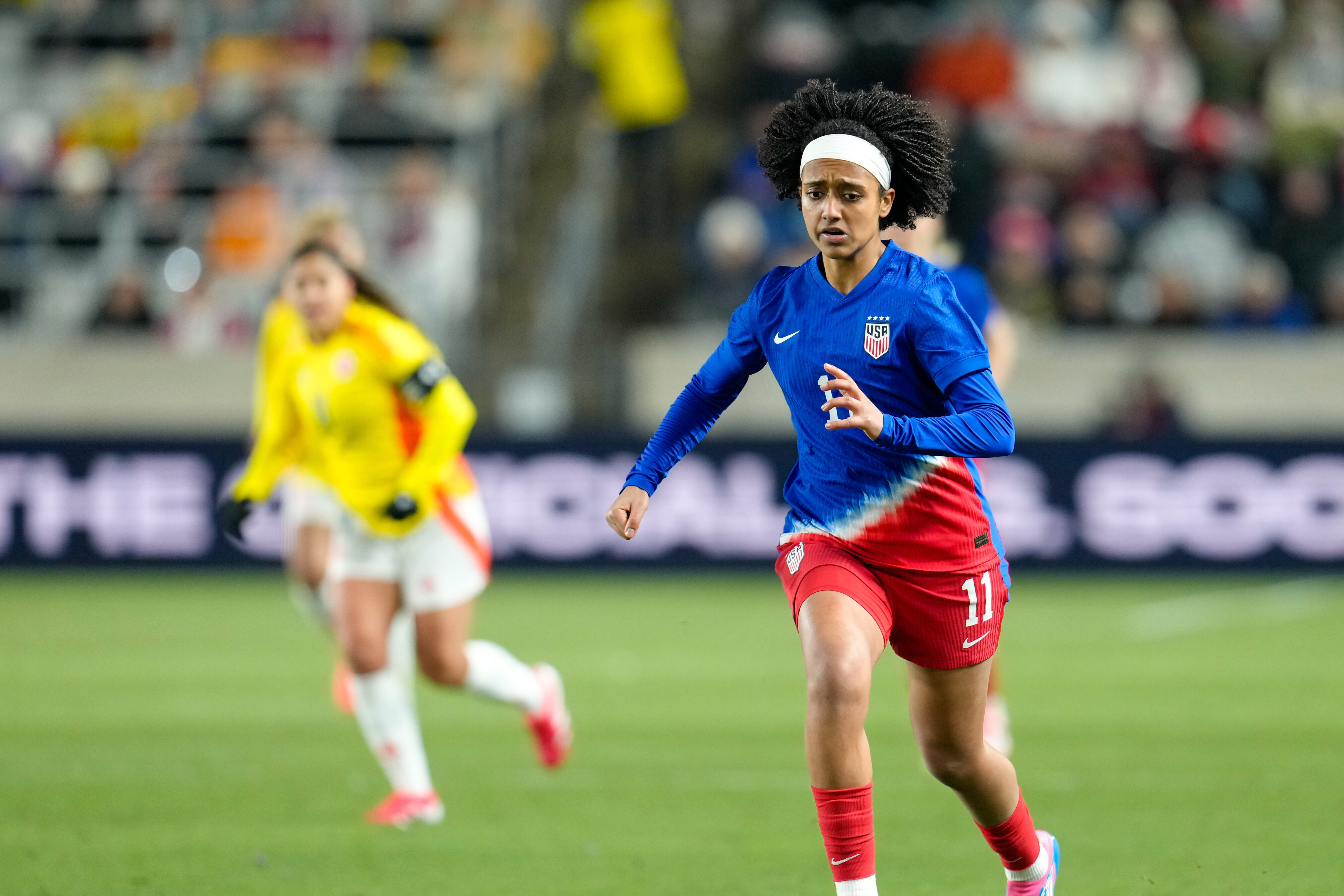 Lily Yohannes in actie namens Amerika