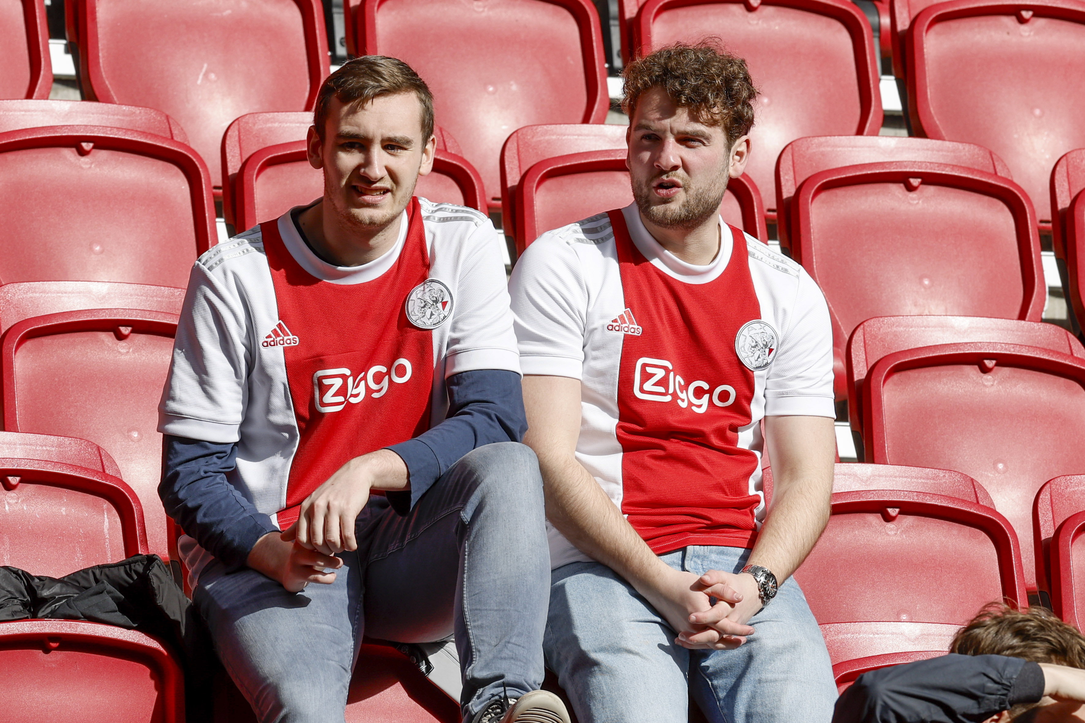 Fans van Ajax in de Johan Cruijff ArenA