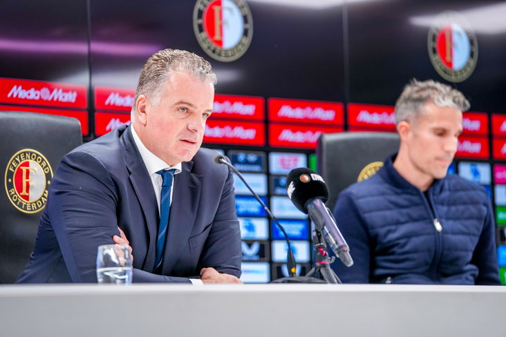 Dennis te Kloese en Robin van Persie