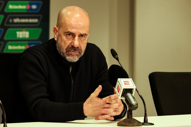Peter Bosz na de zeperd tegen Go Ahead Eagles