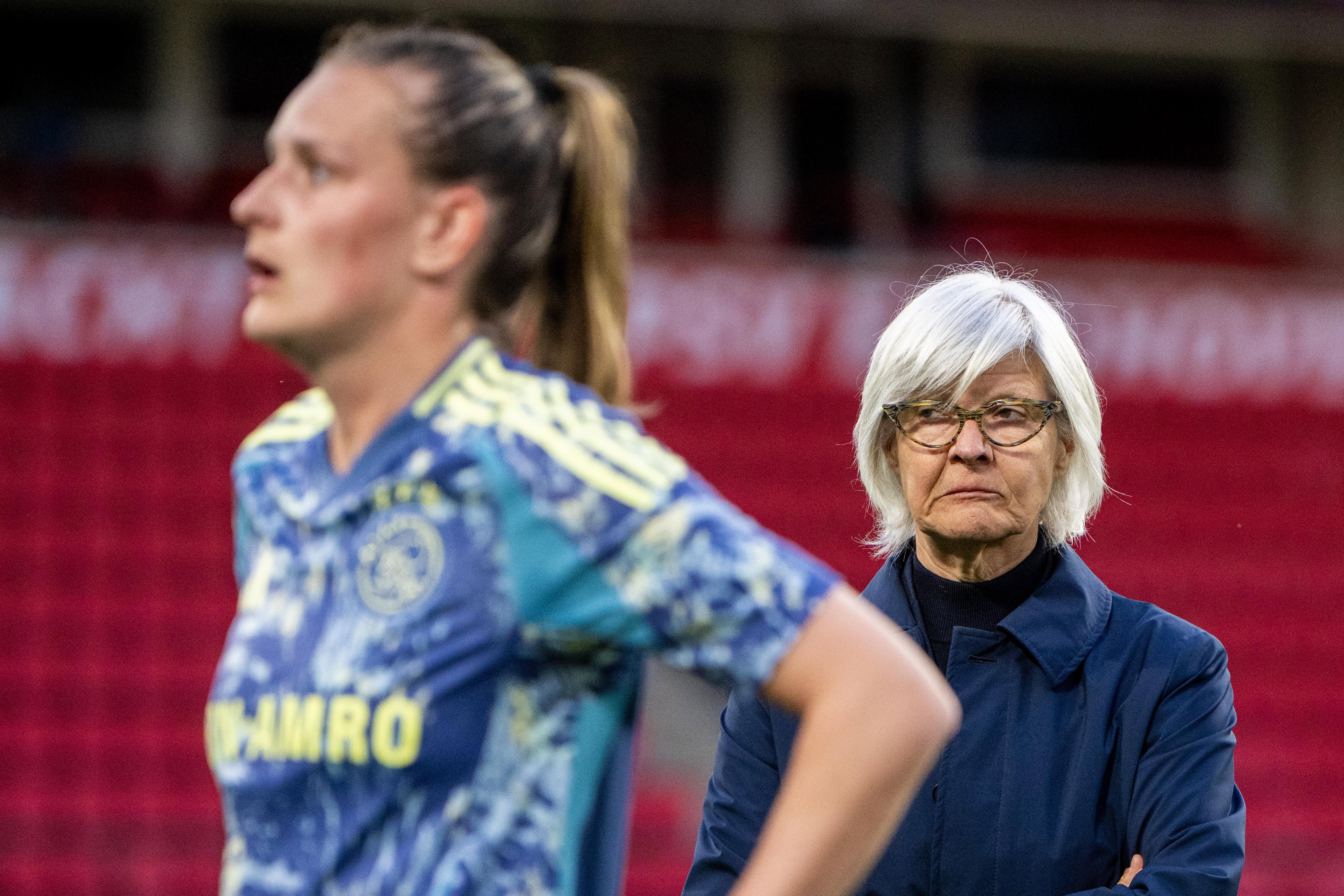 Hesterine de Reus is teleurgesteld na de nederlaag bij PSV