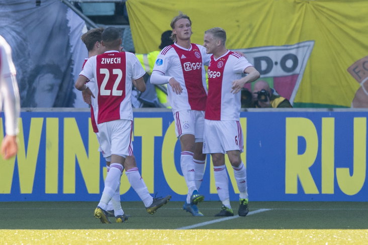 Kasper Dolberg, Hakim Ziyech, Donny van de Beek