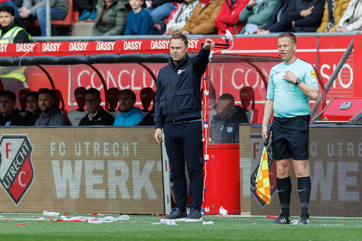 Robin Veldman tegen FC Utrecht