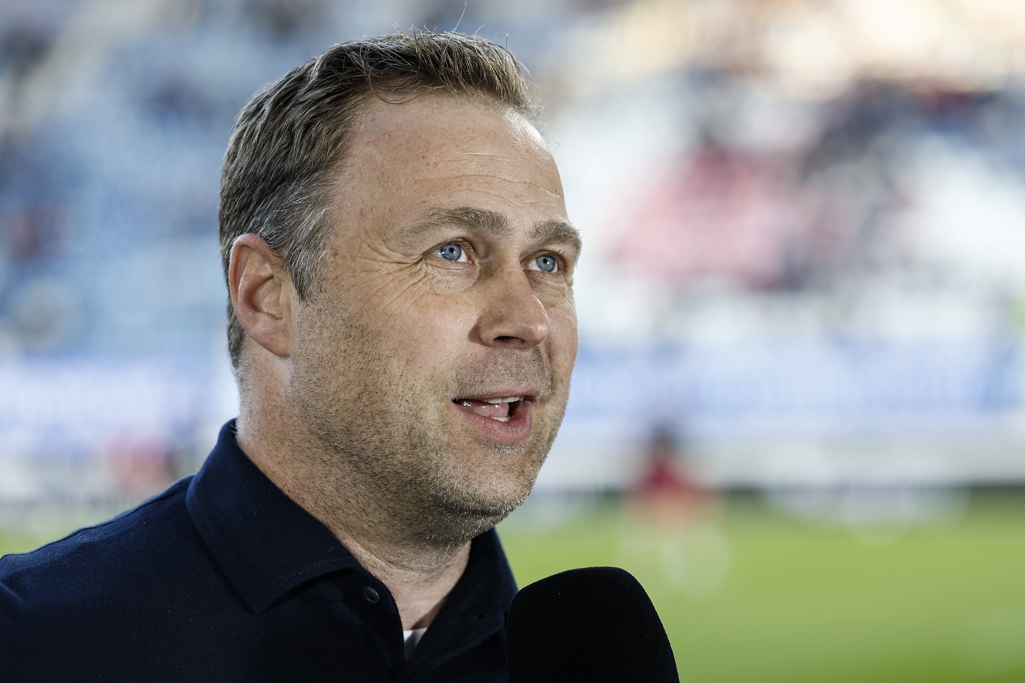 Robin Veldman voor de wedstrijd tegen Willem II