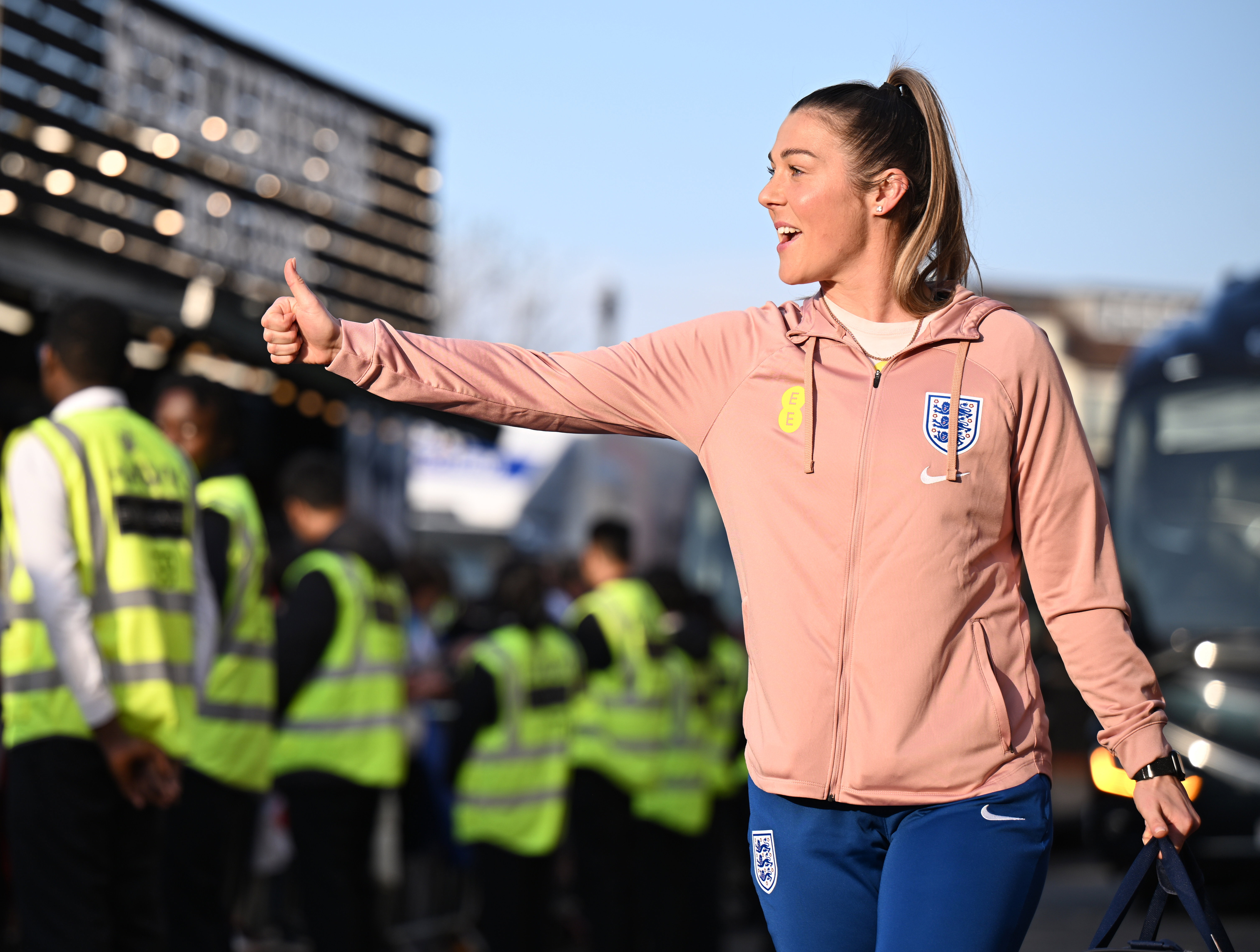 Mary Earps bij Engeland