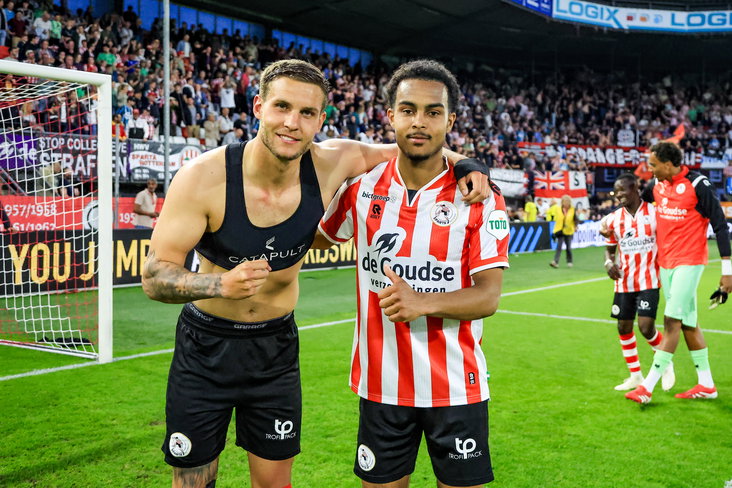 Mike Eerdhuijzen en Marvin Young