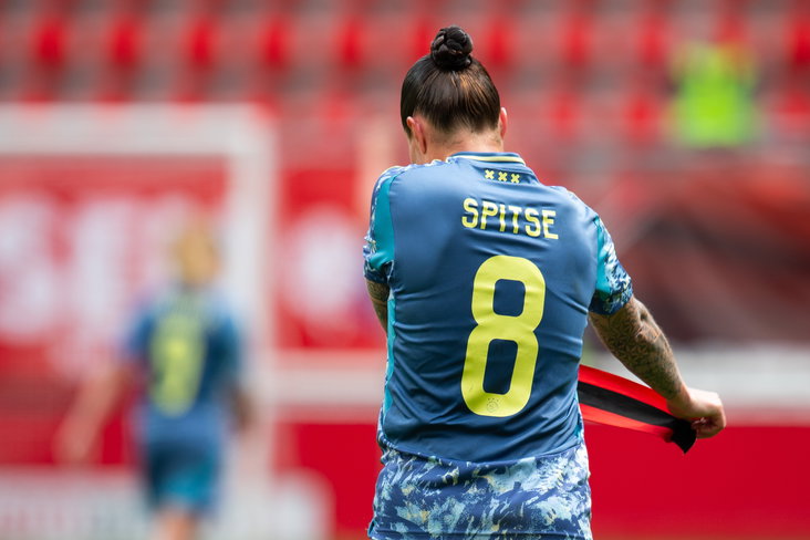 Sherida Spitse (Ajax) na de nederlaag tegen FC Twente