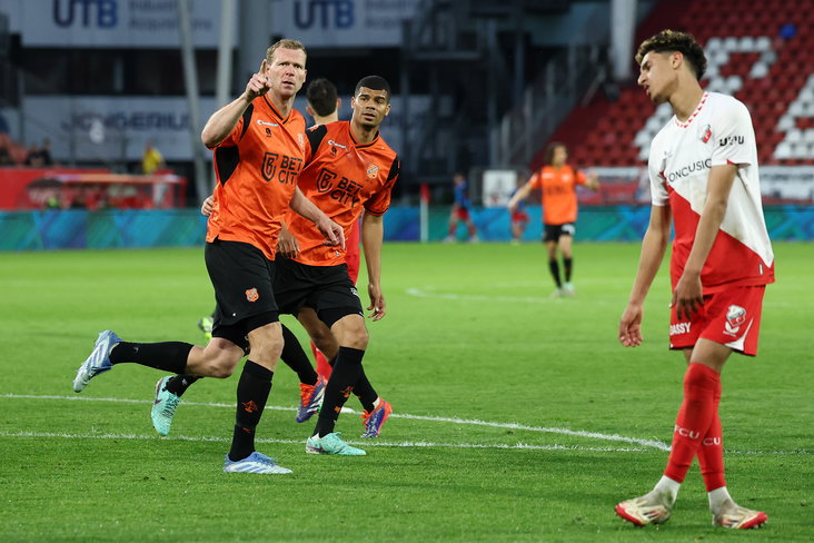 Henk Veerman heeft gescoord tegen Jong FC Utrecht