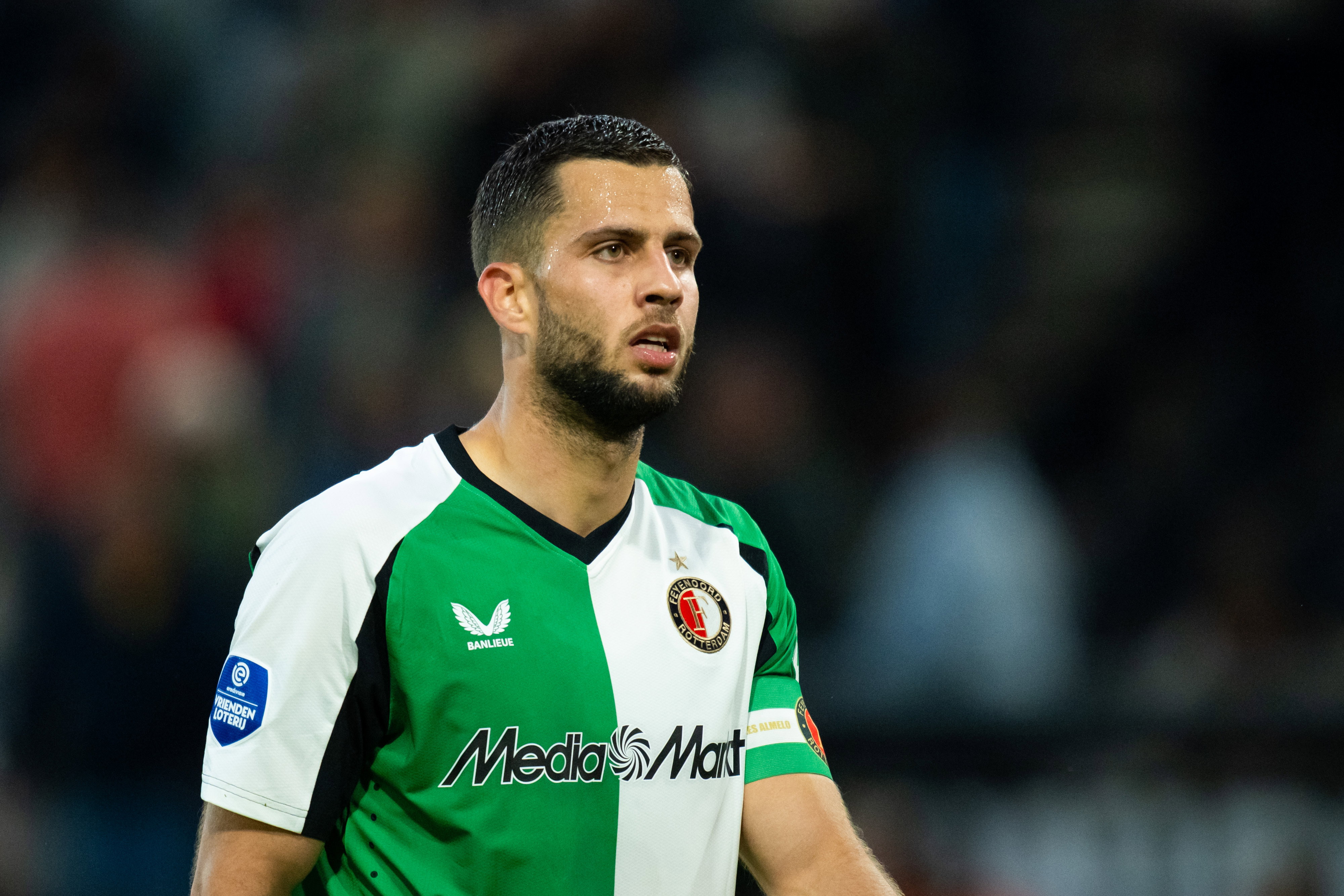 David Hancko in de uitwedstrijd tegen Heracles Almelo