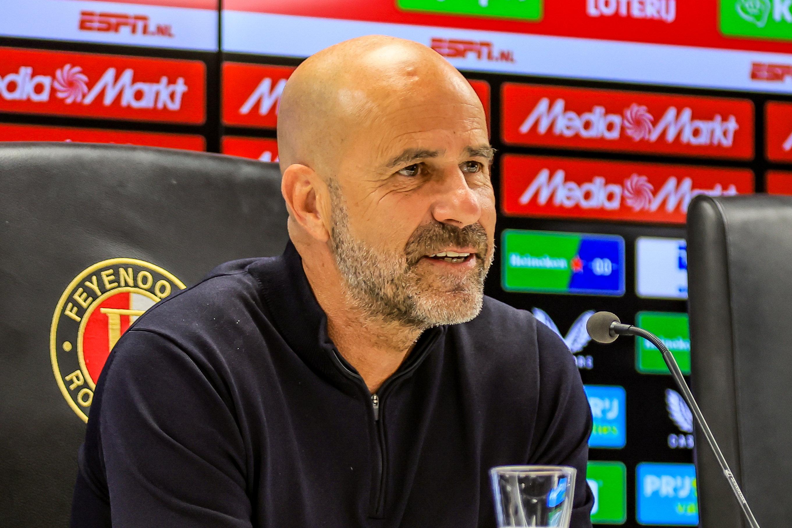 Peter Bosz na het duel tegen Feyenoord