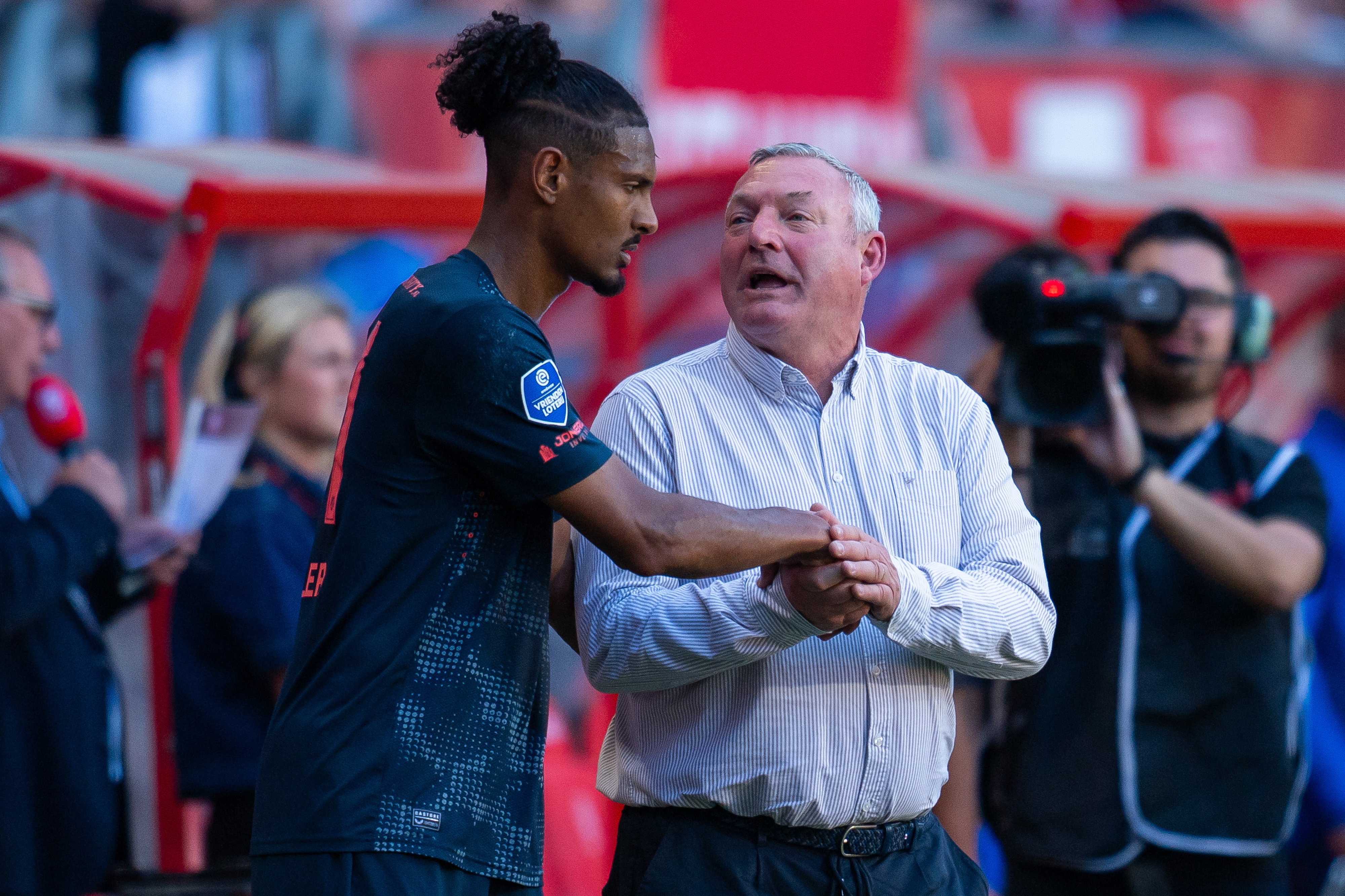 Sébastien Haller en Ron Jans