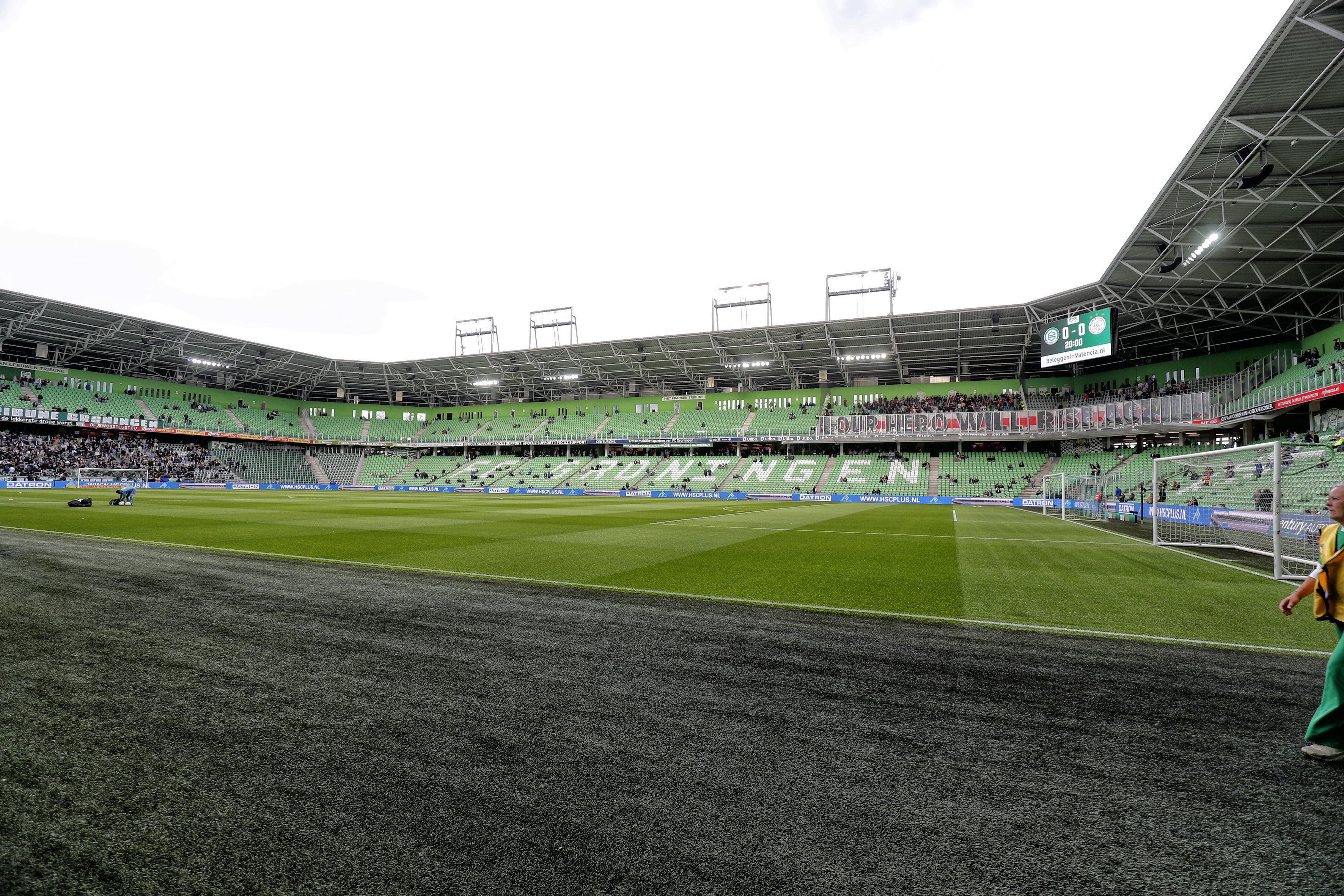 De Euroborg voorafgaand aan Groningen-Ajax