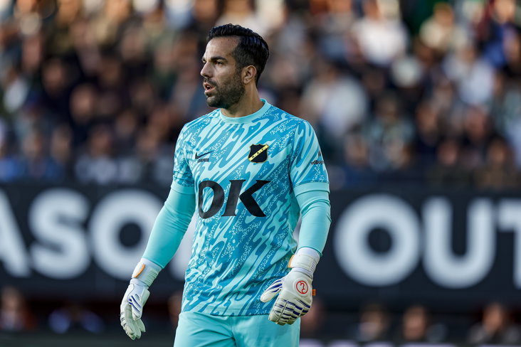 Kostas Lamprou namens NAC Breda