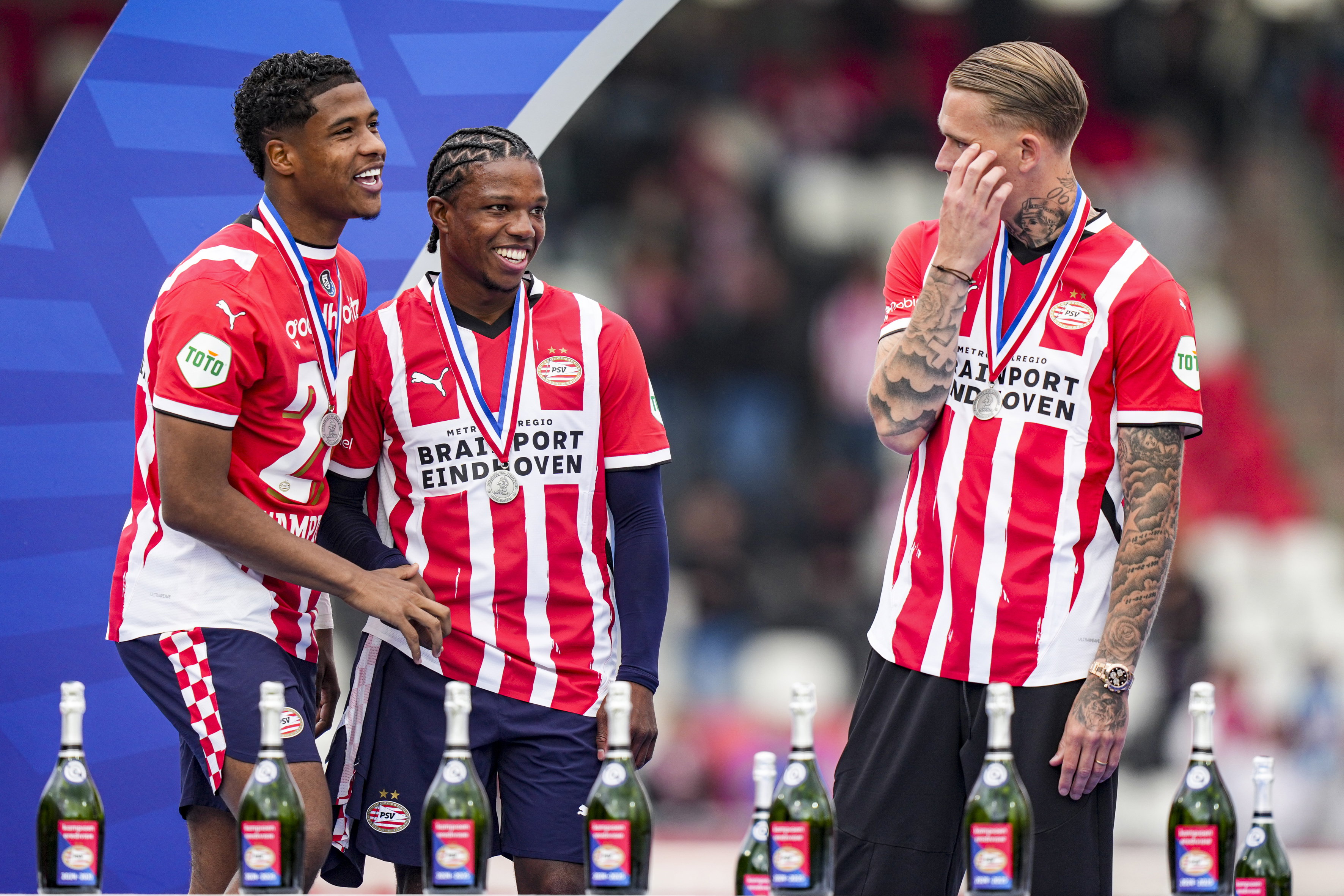 Ryan Flamingo, Tyrell Malacia en Rick Karsdorp