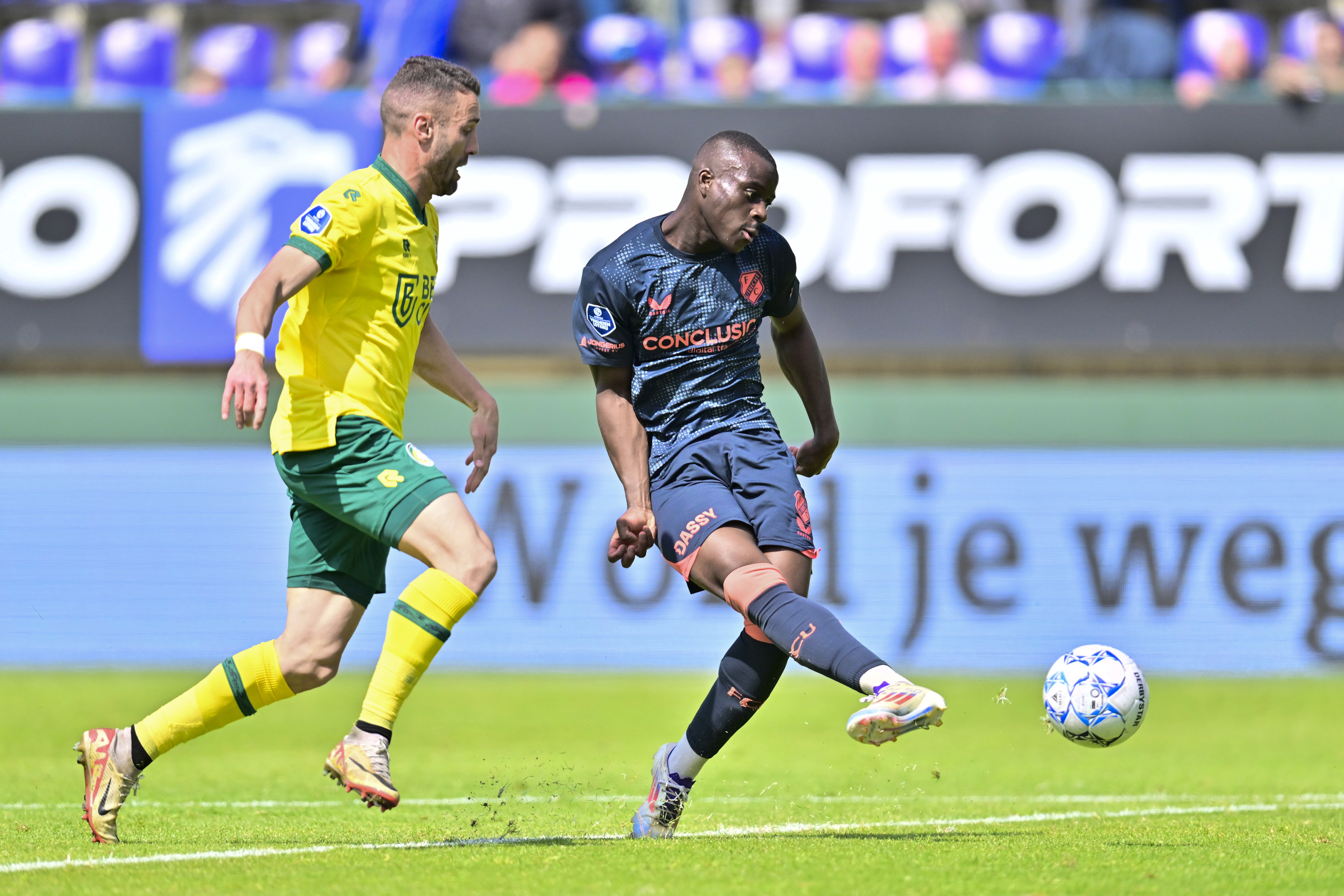 Yoann Cathline tegen Fortuna Sittard