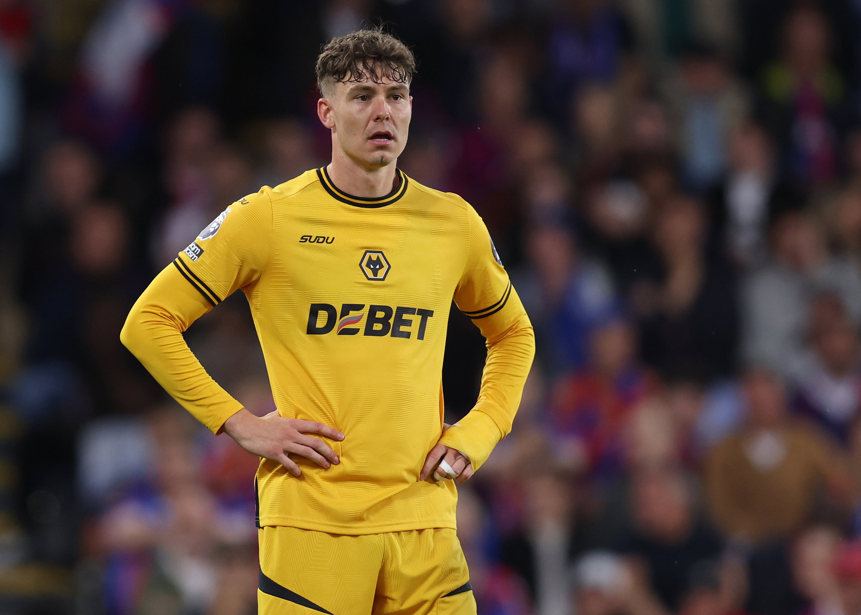 Jørgen Strand Larsen namens Wolverhampton Wanderers