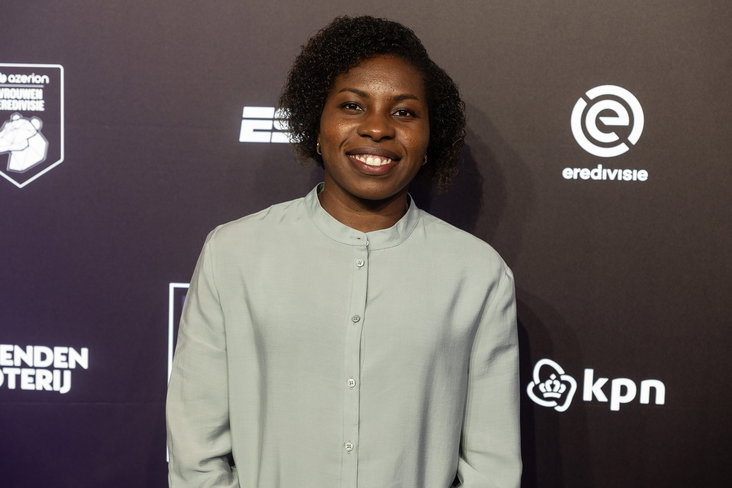 Lineth Beerensteyn bij de Eredivisie Awards