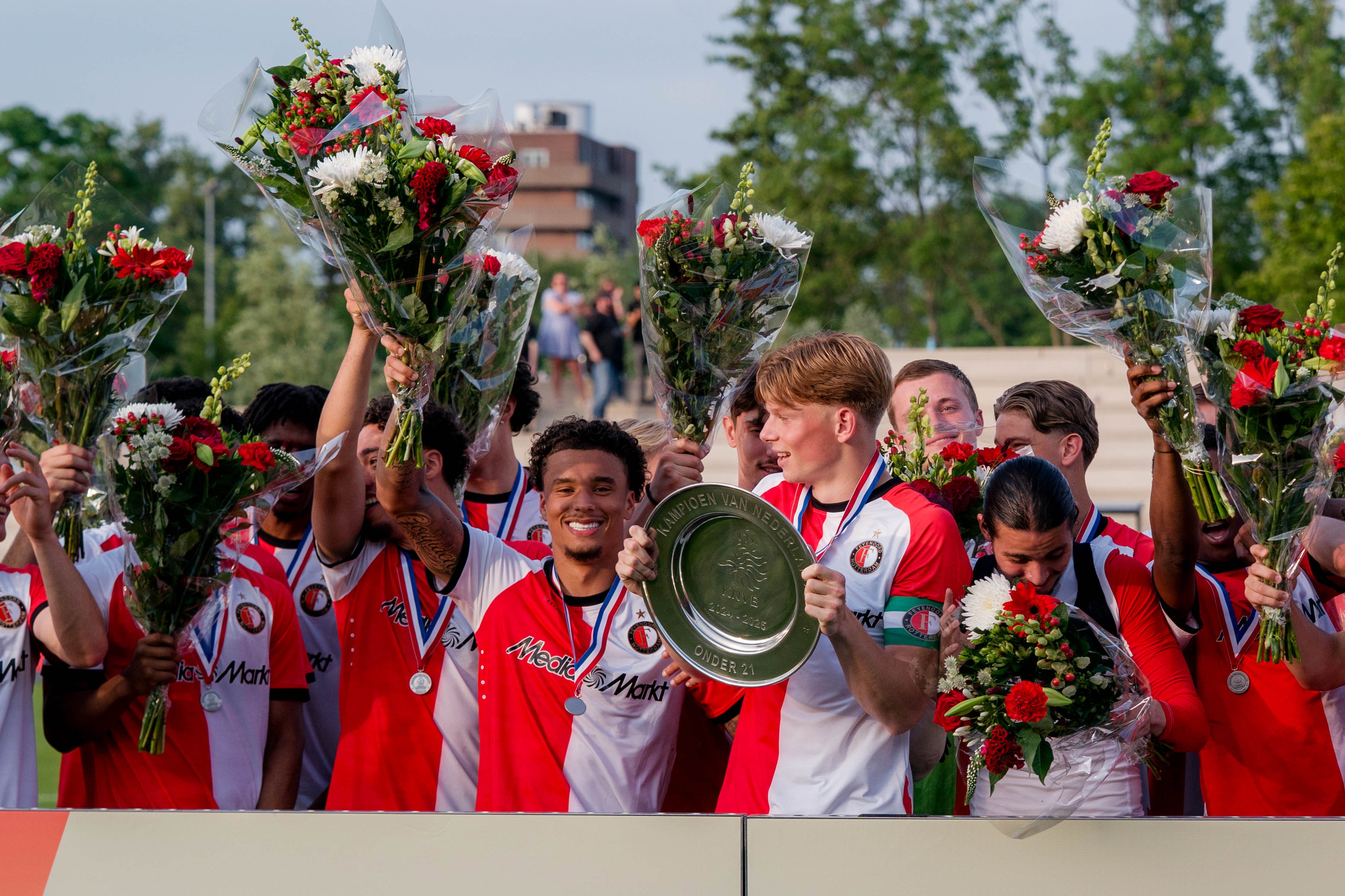 Feyenoord Onder 21 viert kampioenschap