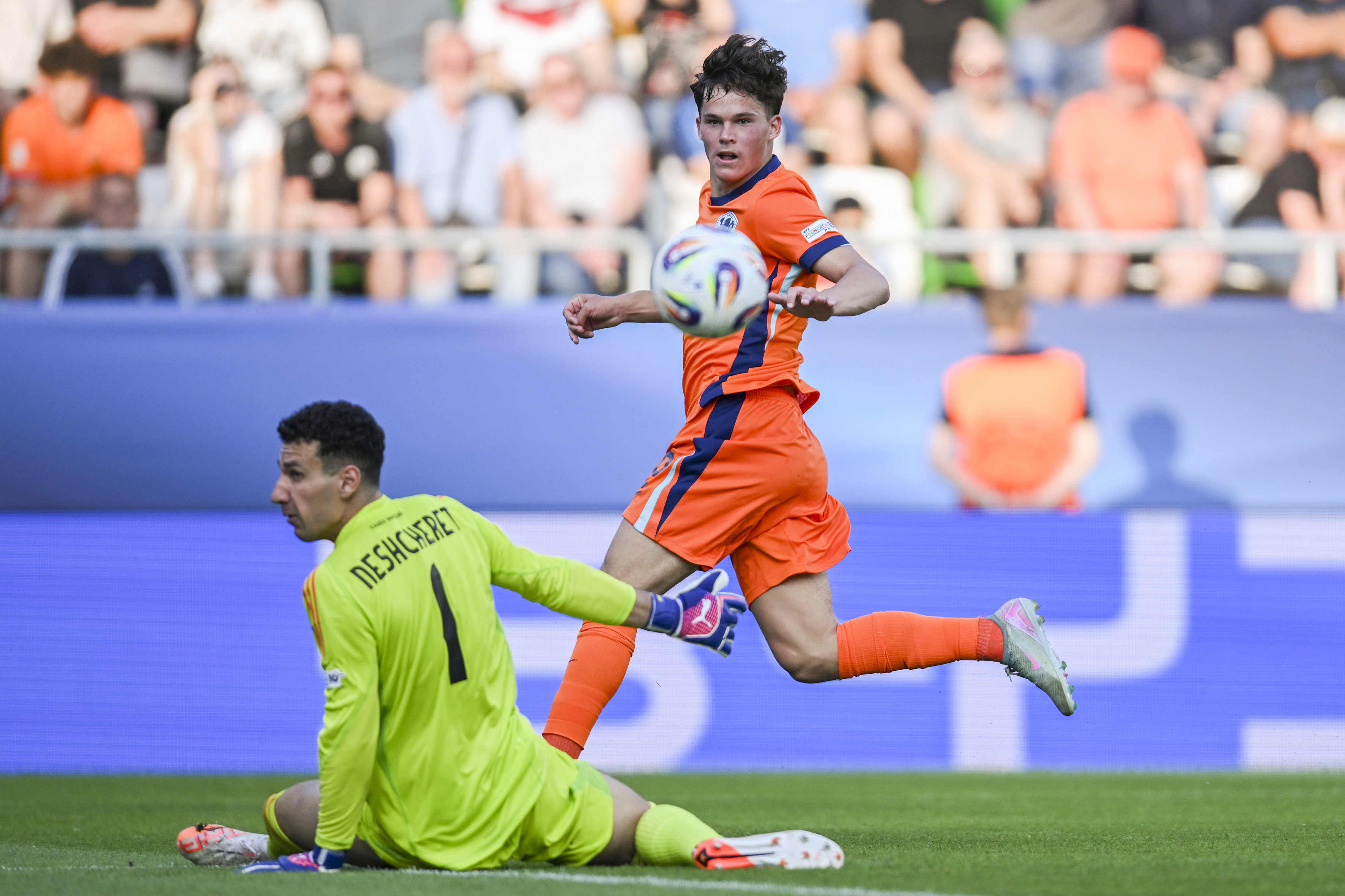 Thom van Bergen scoorde tegen Oekraïne