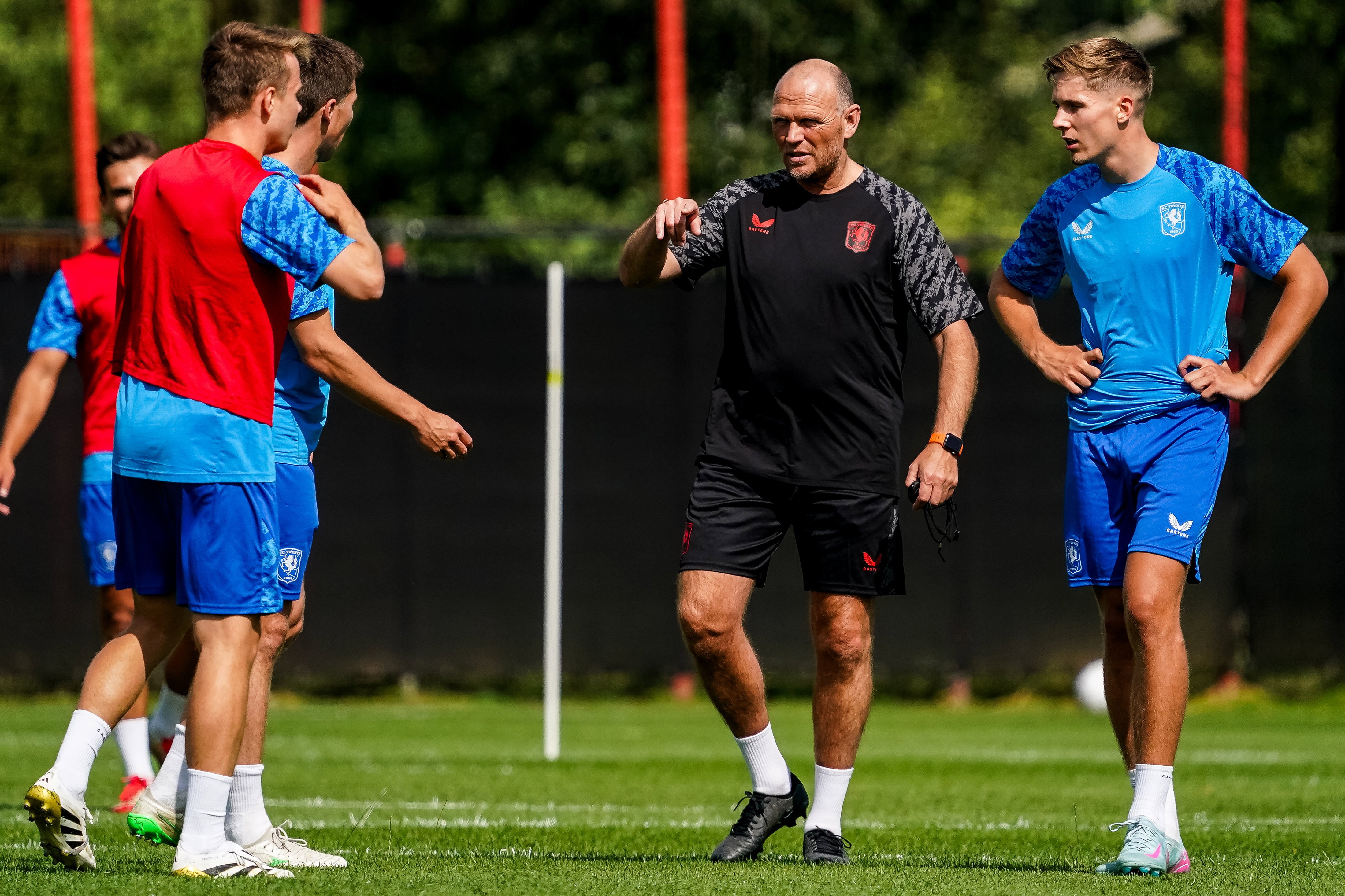 Joseph Oosting op de training