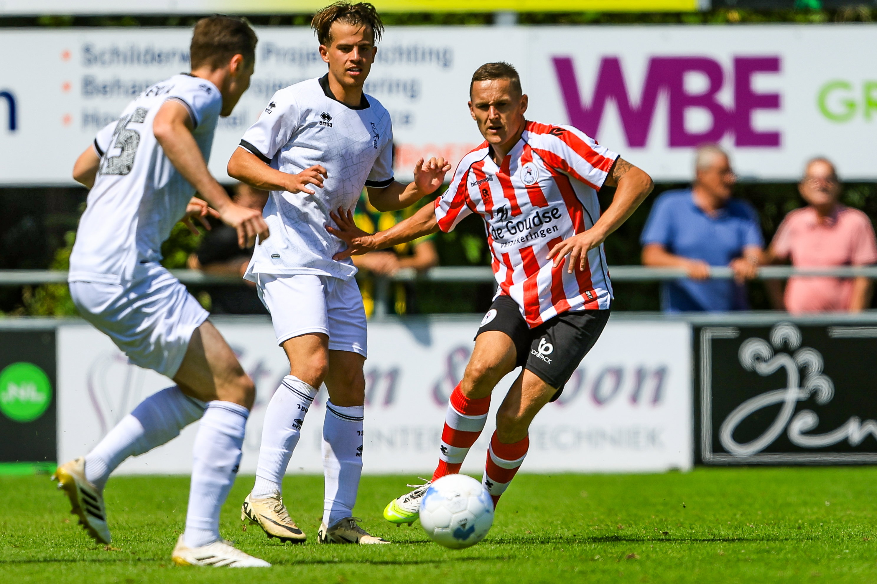 Jens Toornstra in actie voor Sparta Rotterdam