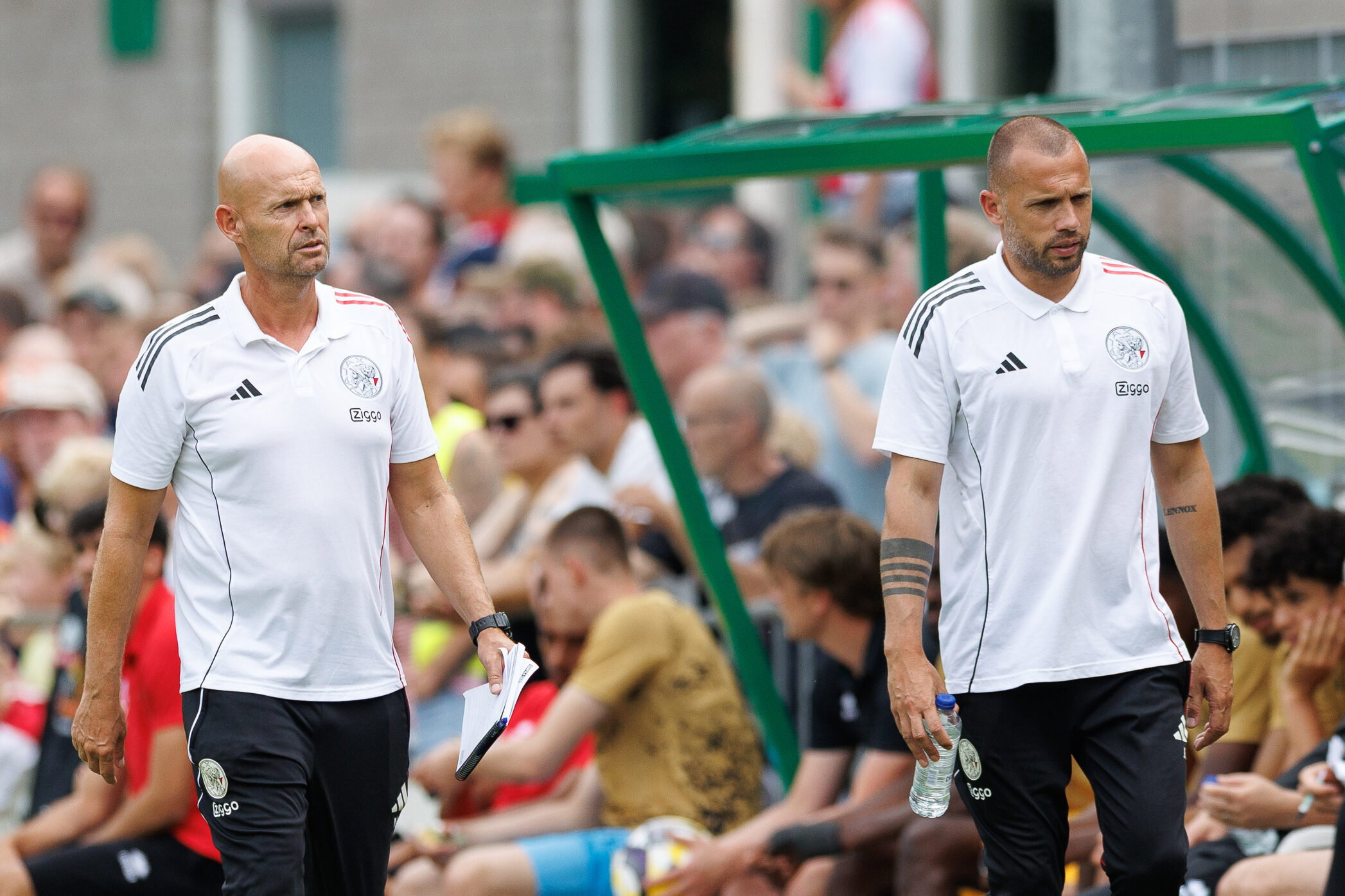 Marcel Keizer en John Heitinga