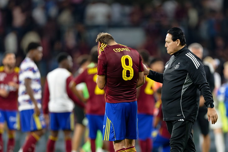 Timothe Cognat van Servette FC is teleurgesteld