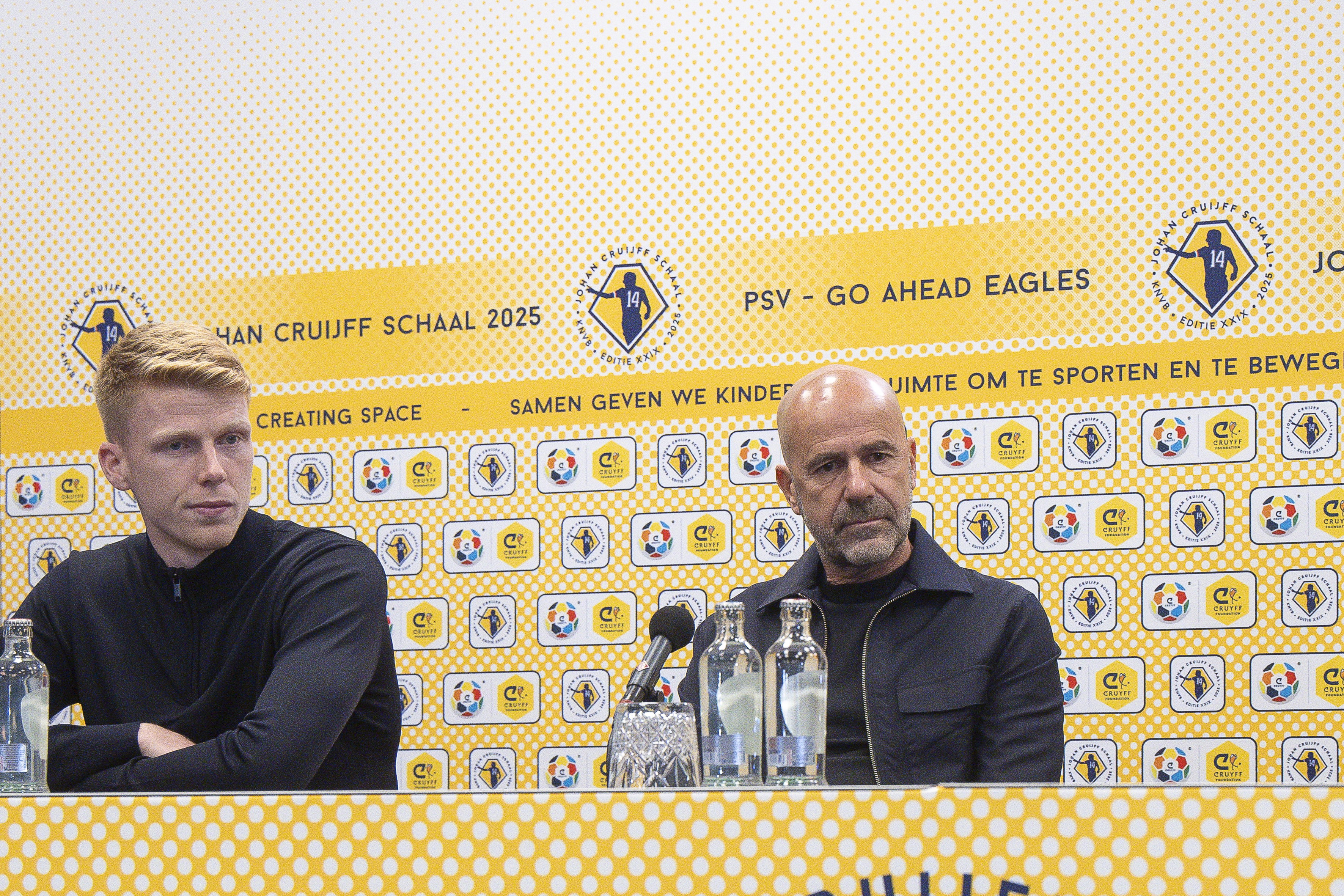 Jerdy Schouten en Peter Bosz
