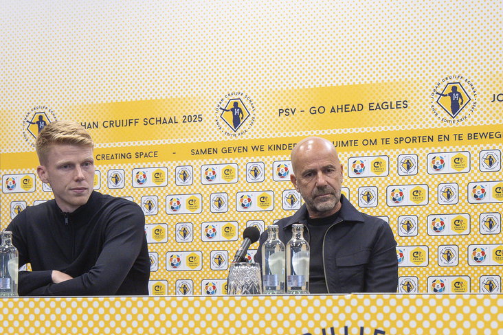 Jerdy Schouten en Peter Bosz