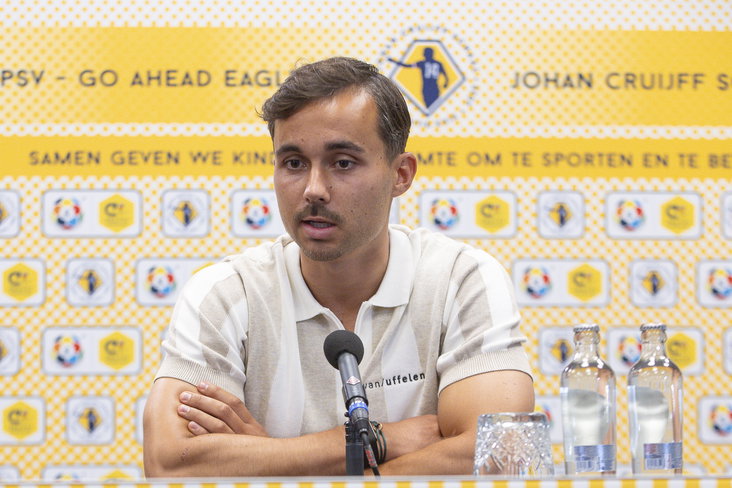 Mats Deijl op de persconferentie