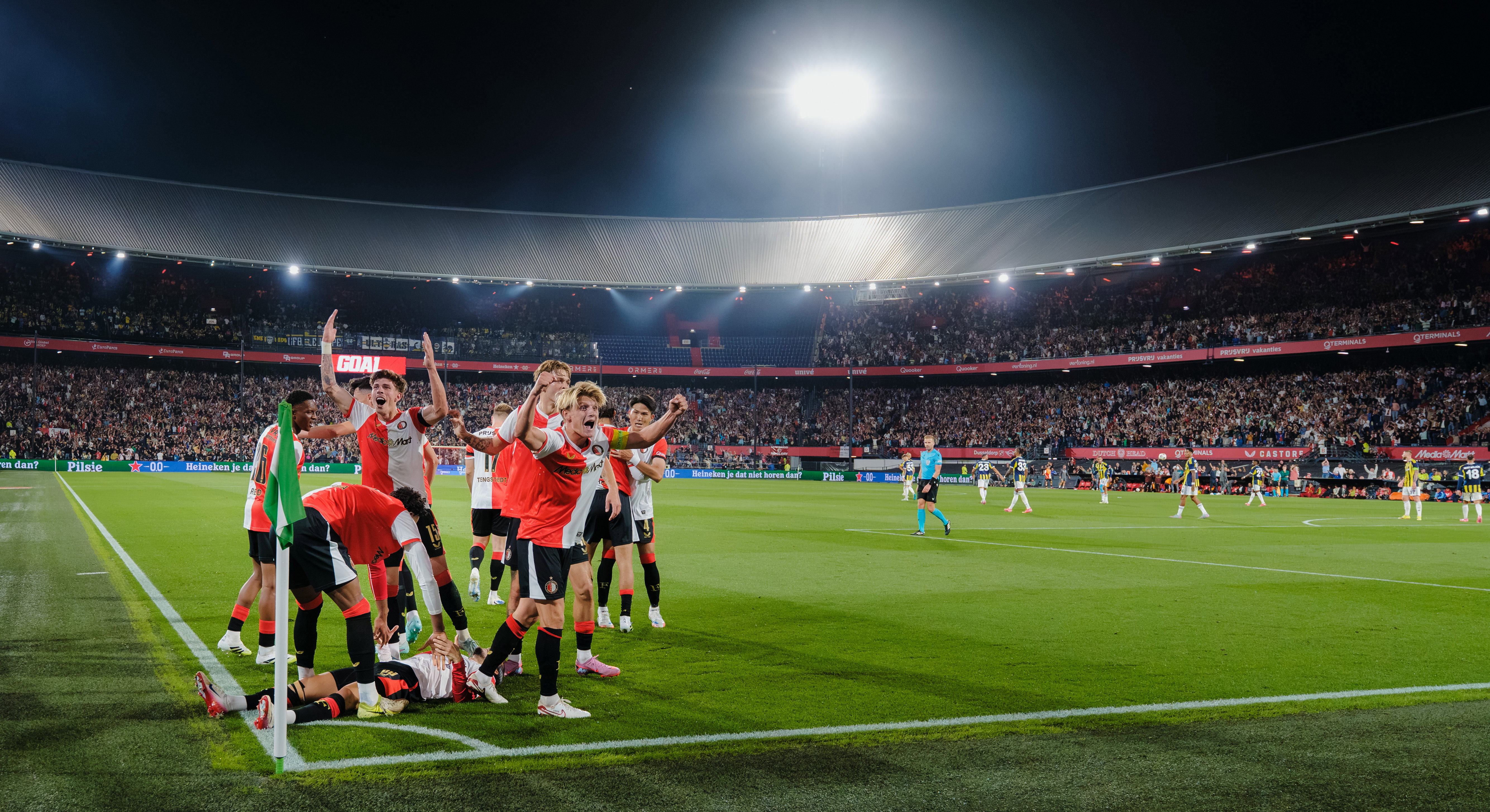 Feyenoord scoort in de Champions League