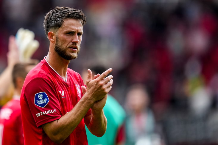 Ricky van Wolfswinkel bedankt het publiek