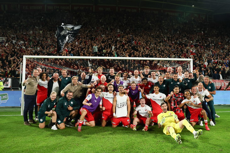 FC Utrecht viert plaatsing voor de Europa League
