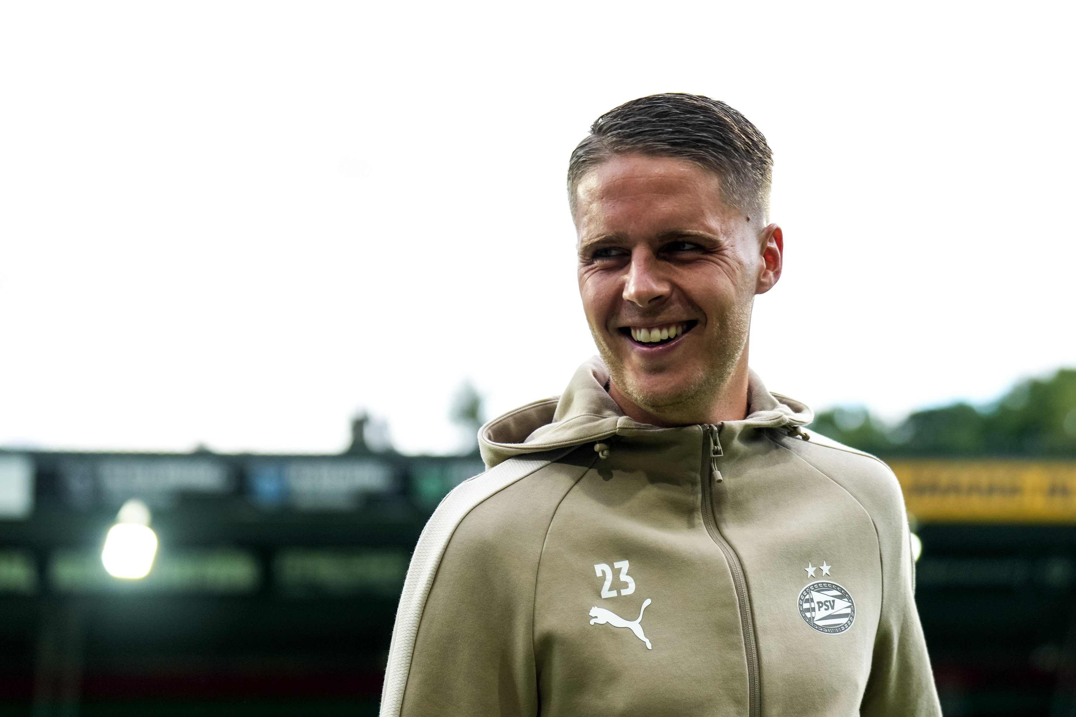 Een lachende Joey Veerman