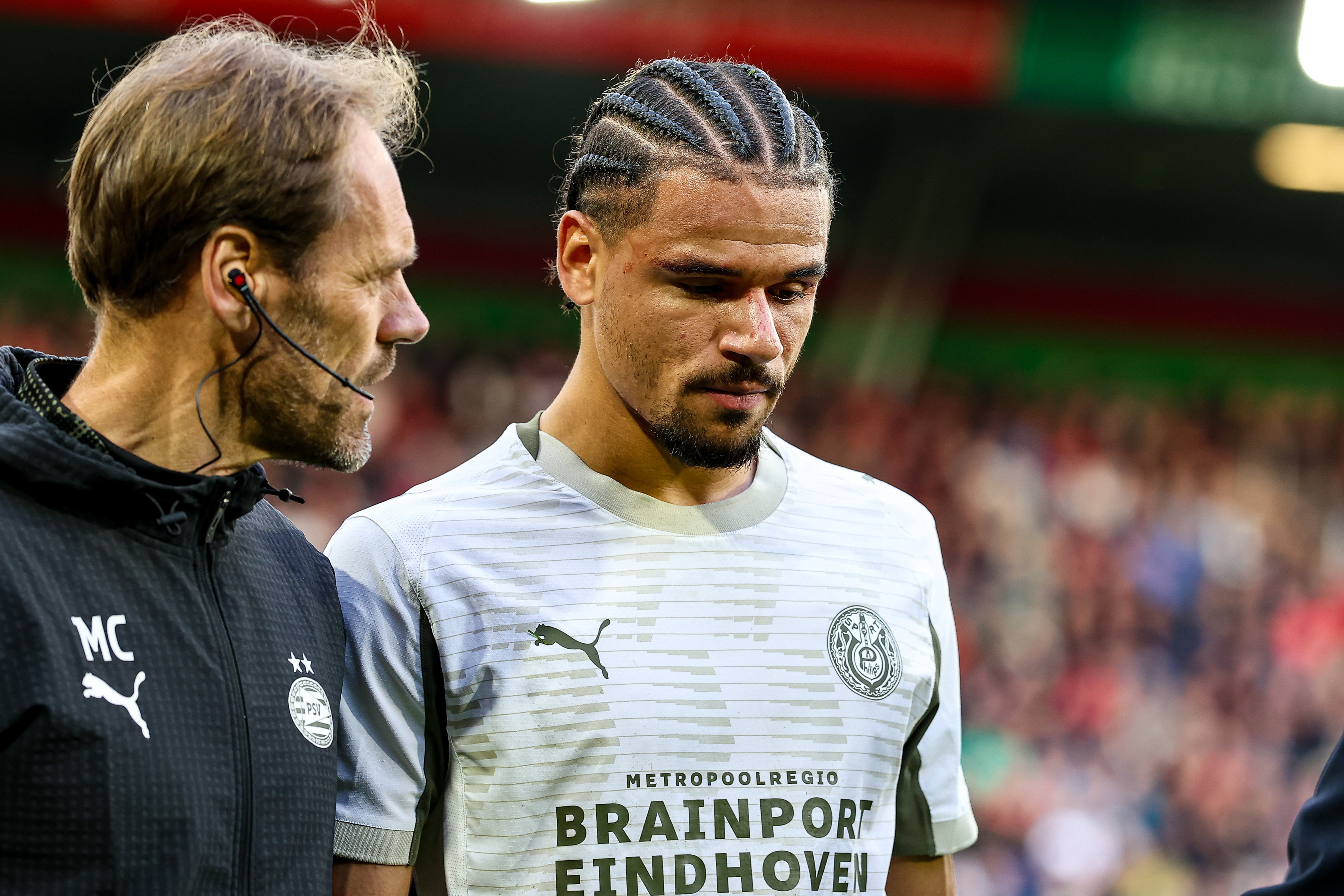 Armando Obispo viel geblesseerd uit tegen NEC