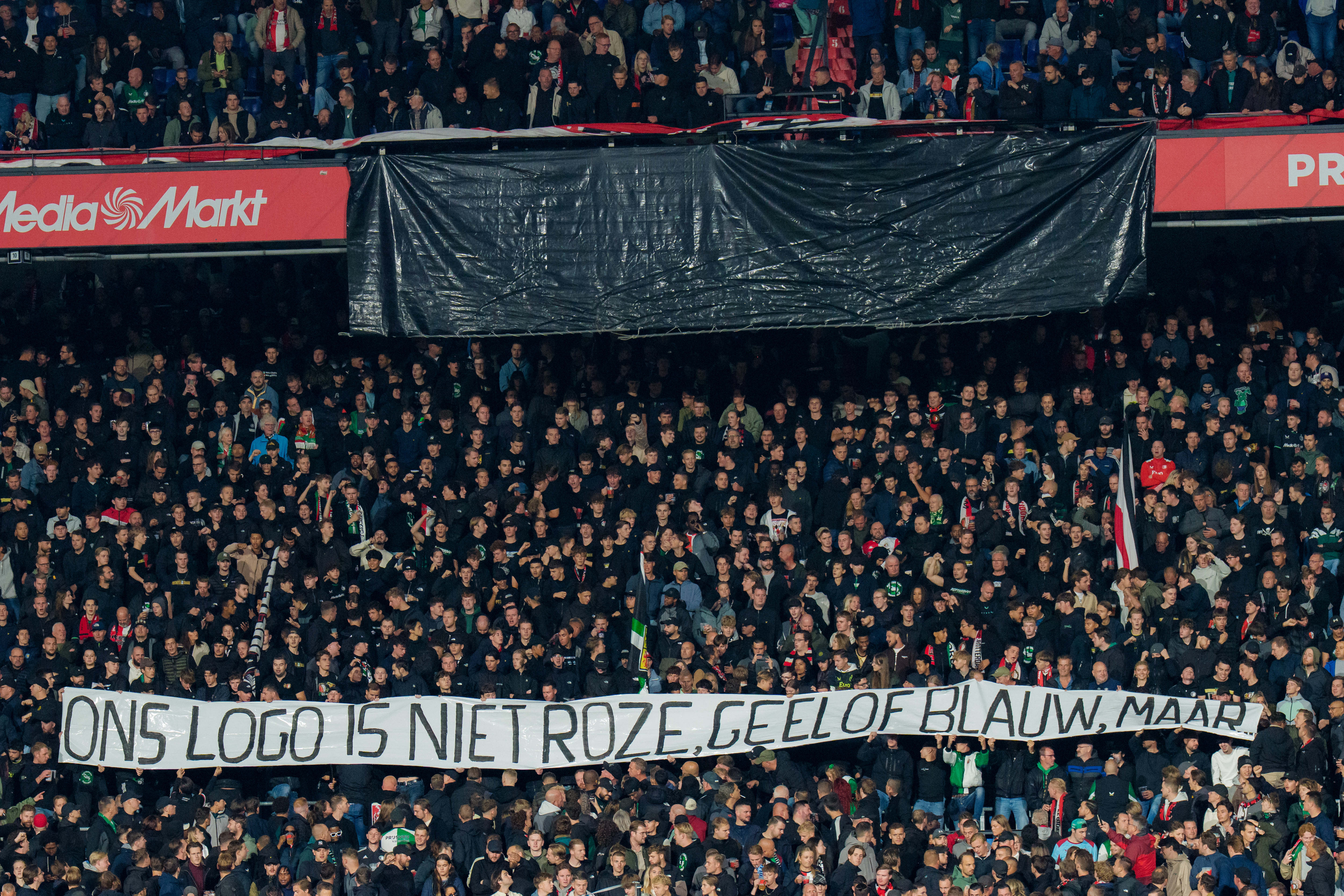 Stadion De Kuip tijdens het duel Feyenoord - SC Heerenveen