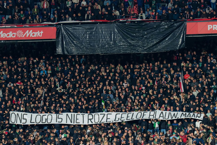 Stadion De Kuip tijdens het duel Feyenoord - SC Heerenveen