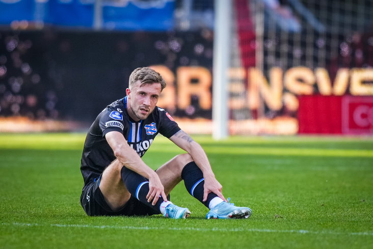 Dylan Vente baalt van de gelijkmaker van FC Utrecht